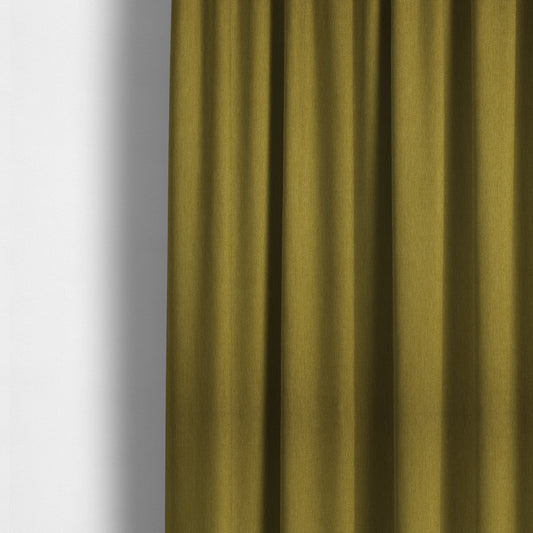 Rachel Soft Texture Chenille Upholstery Fabric Yellow Colour - Made To Measure Curtains