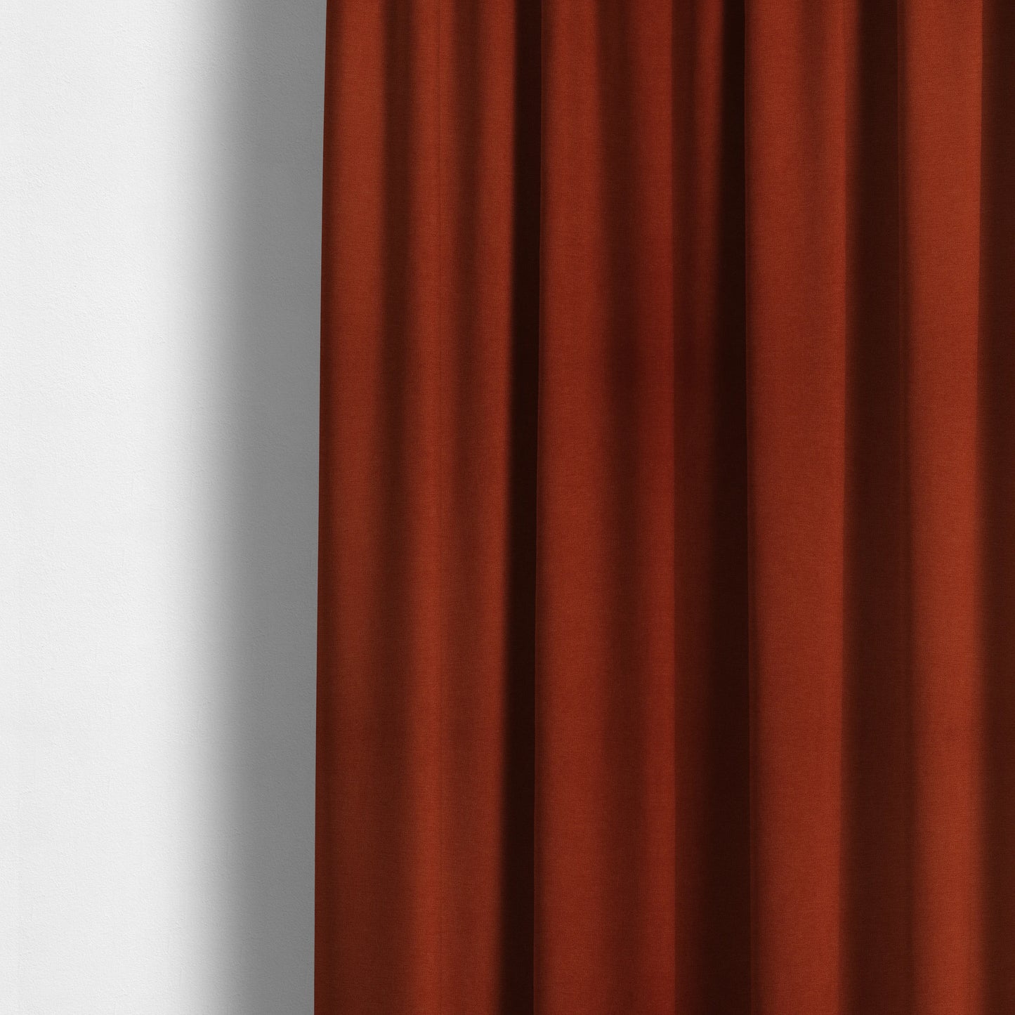 Rachel Soft Texture Chenille Upholstery Fabric Orange Colour - Made To Measure Curtains