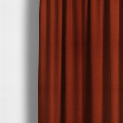 Rachel Soft Texture Chenille Upholstery Fabric Orange Colour - Made To Measure Curtains