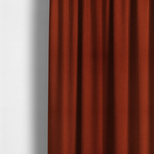 Rachel Soft Texture Chenille Upholstery Fabric Orange Colour - Made To Measure Curtains