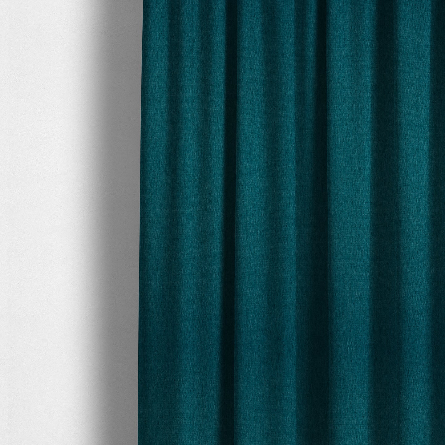 Rachel Soft Texture Chenille Upholstery Fabric Teal Blue Colour - Made To Measure Curtains