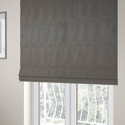 Rachel Soft Texture Chenille Upholstery Fabric Grey Colour - Roman Blinds