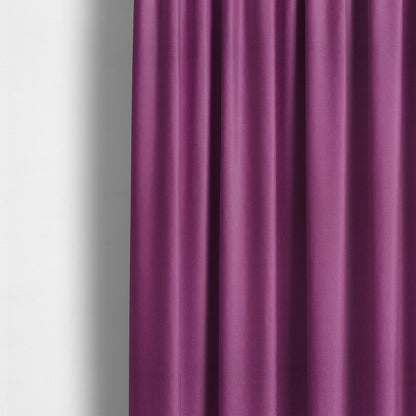 Regent Woven Look Plain Chenille Material Upholstery Fabric In Pink Colour - Made To Measure Curtains