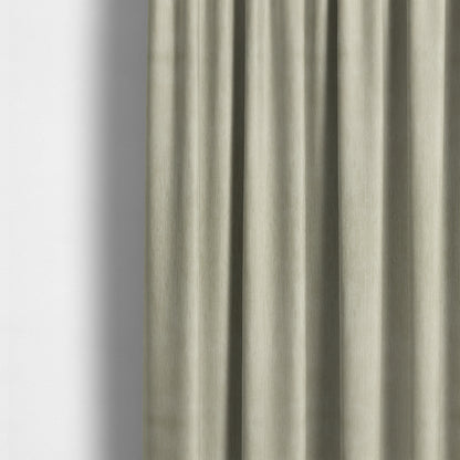 Rio Soft Textured Velvet Upholstery Fabrics In Cream Colour - Made To Measure Curtains