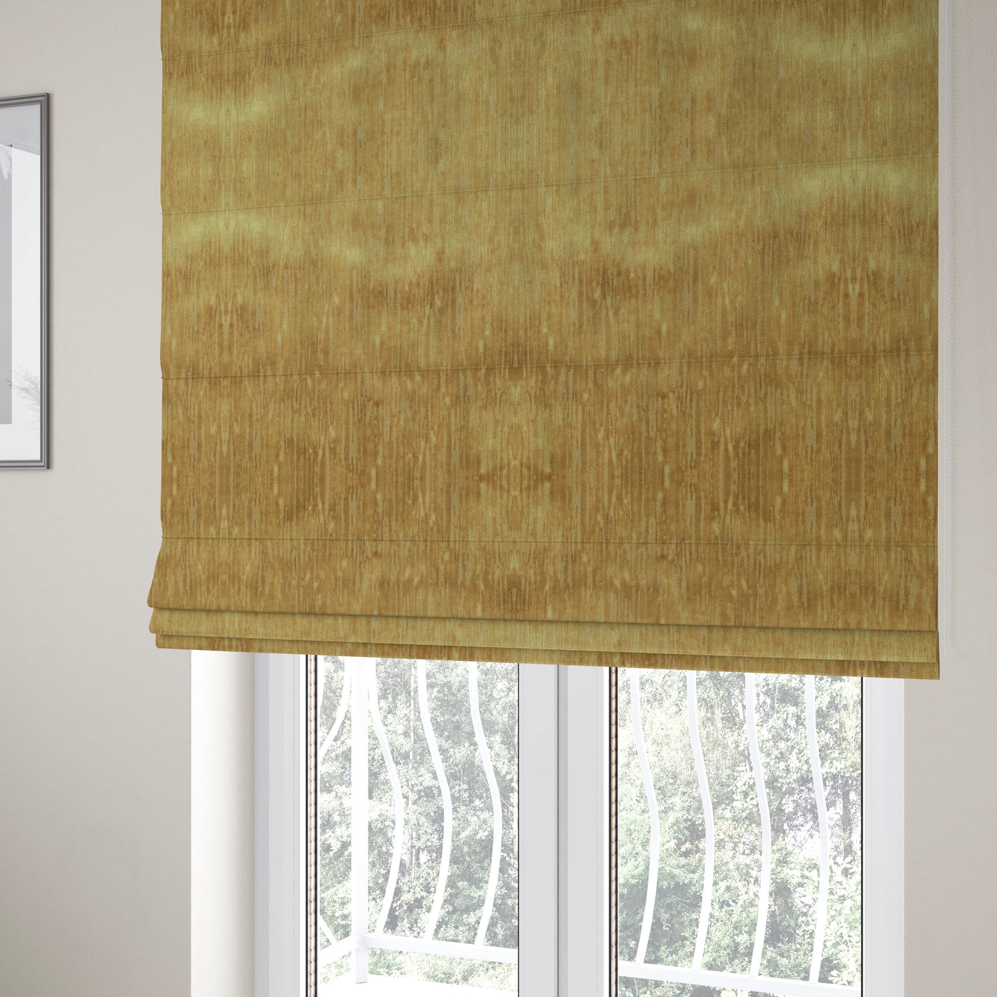 Rio Soft Textured Velvet Upholstery Fabrics In Mocha Brown Colour - Roman Blinds