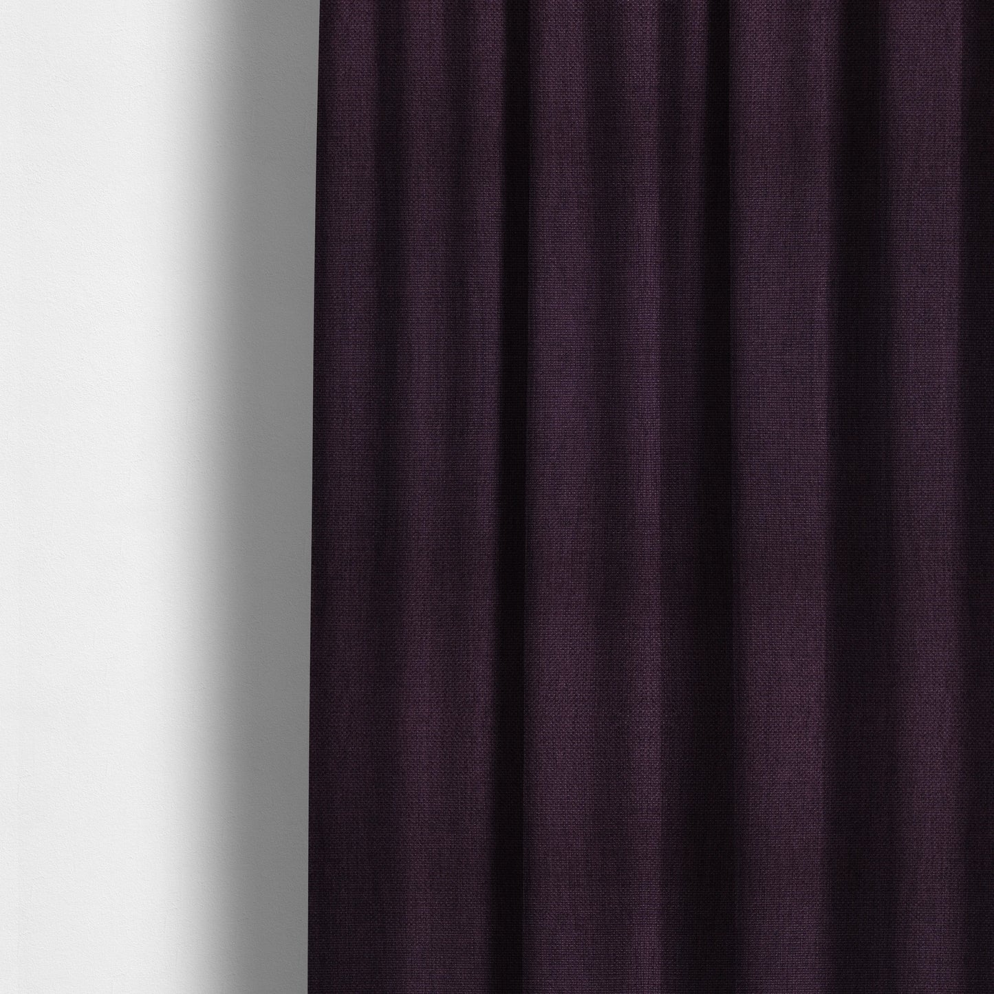 Romeo Modern Furnishing Soft Textured Plain Jacquard Basket Weave Fabric In Purple Colour - Made To Measure Curtains