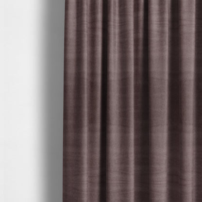 Samaya Cotton Velvet Soft Pastel Coloured Fabric In Purple - Made To Measure Curtains