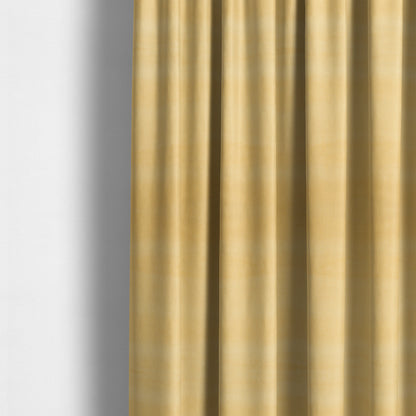 Samaya Cotton Velvet Soft Pastel Coloured Fabric In Yellow - Made To Measure Curtains