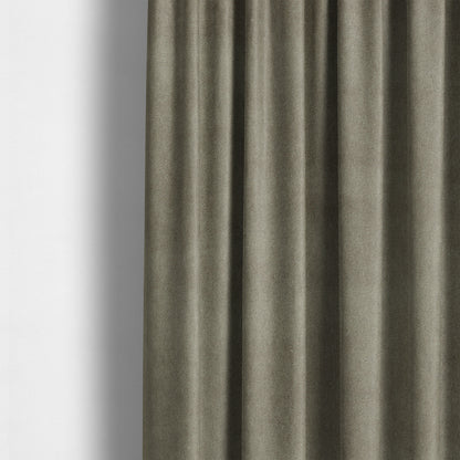 Samaya Cotton Velvet Soft Pastel Coloured Fabric In Beige - Made To Measure Curtains