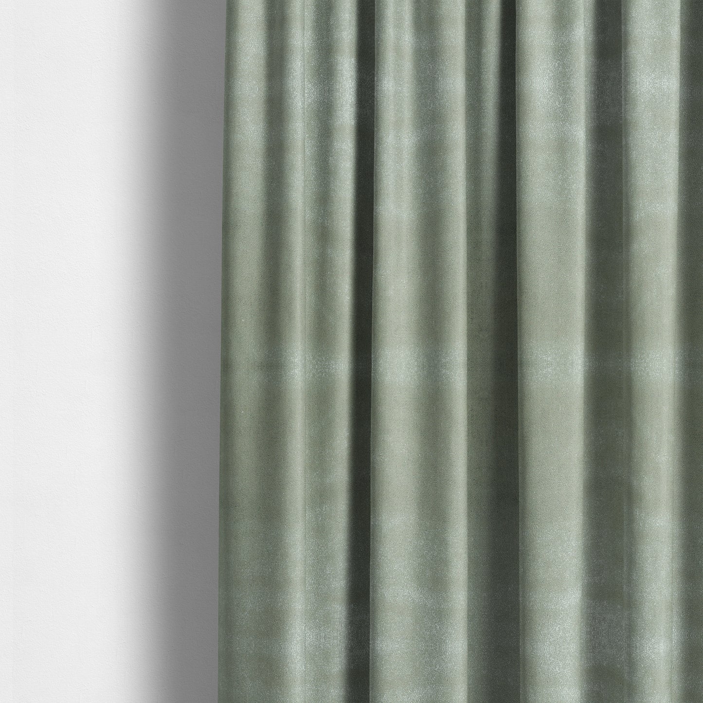 Savoy Lustrous Plain Velvet Upholstery Fabrics In Silver Colour - Made To Measure Curtains