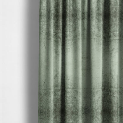 Savoy Lustrous Plain Velvet Upholstery Fabrics In Charcoal Grey Colour - Made To Measure Curtains