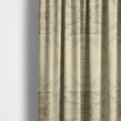 Savoy Lustrous Plain Velvet Upholstery Fabrics In Beige Colour - Made To Measure Curtains