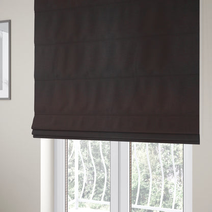 Snake Pattern Faux Suede Fabric In Brown Colour - Roman Blinds
