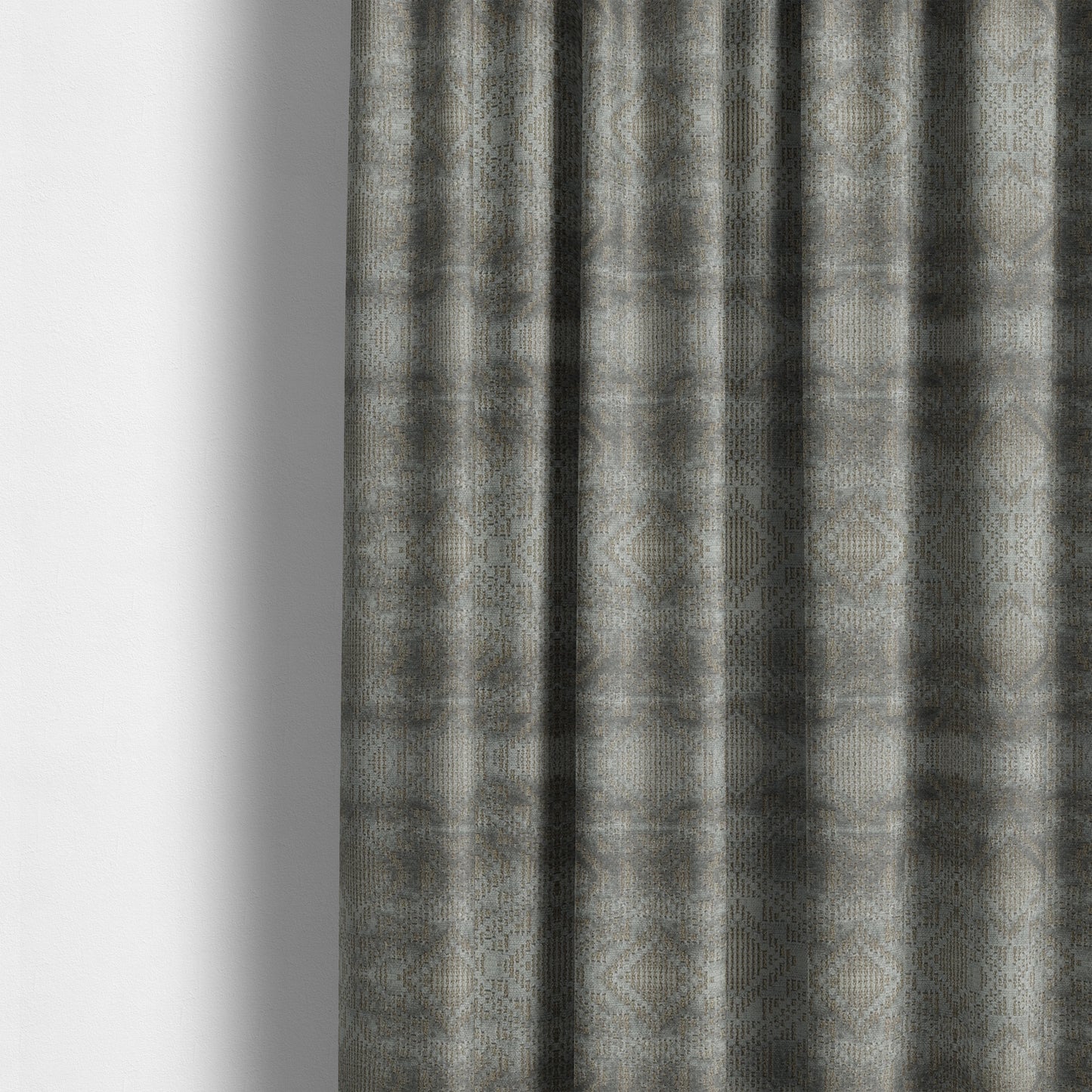 Sorata Velvet Textured Heavyweight Pattern Silver Grey Colour Velvet Upholstery Furnishing Fabric - Made To Measure Curtains