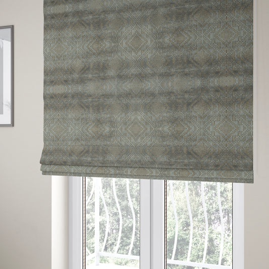 Sorata Velvet Textured Heavyweight Pattern Silver Grey Colour Velvet Upholstery Furnishing Fabric - Roman Blinds