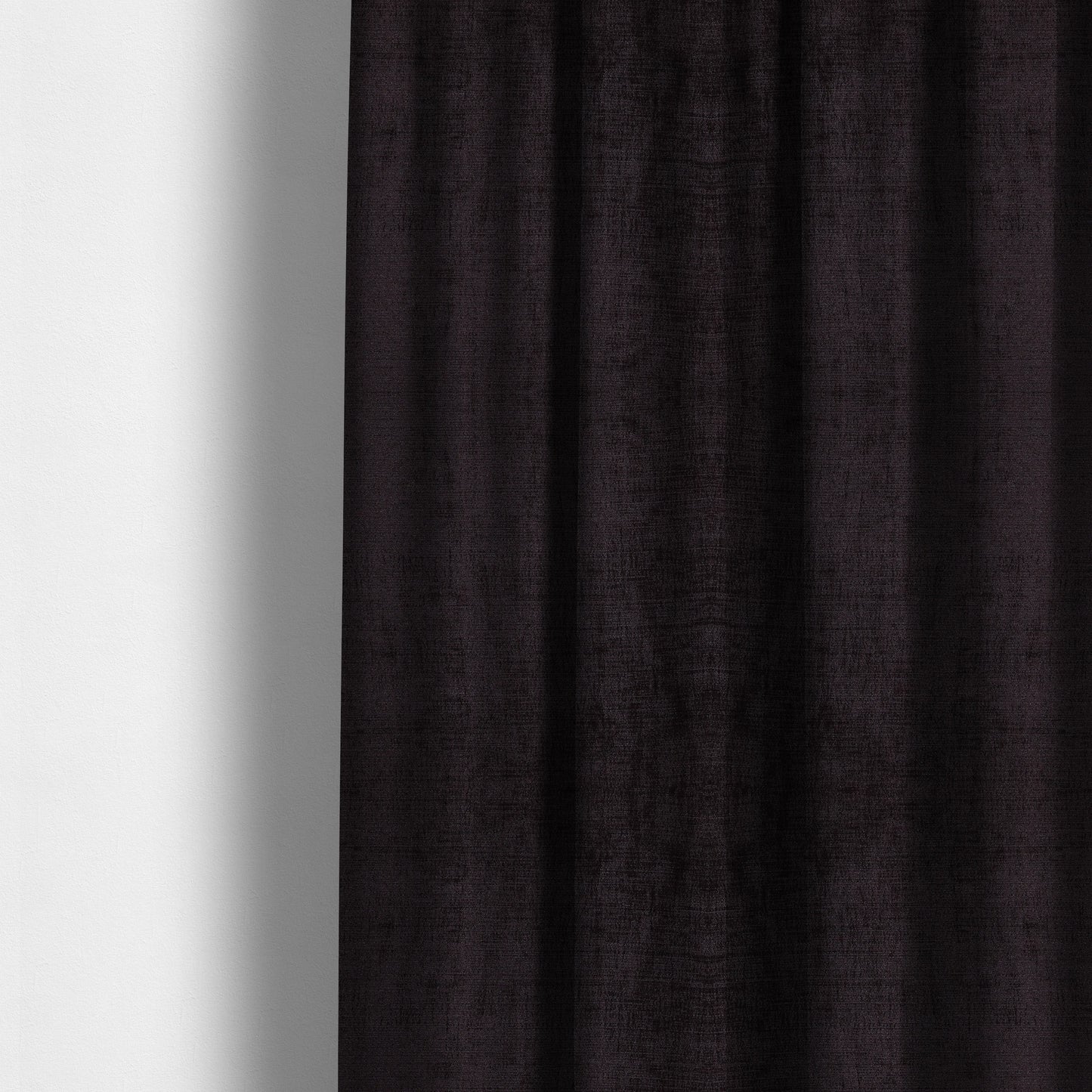 Sorento Luxurious Soft Low Pile Chenille Fabric Purple Colour Upholstery Fabrics - Made To Measure Curtains