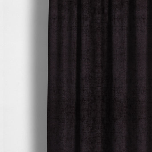 Sorento Luxurious Soft Low Pile Chenille Fabric Purple Colour Upholstery Fabrics - Made To Measure Curtains