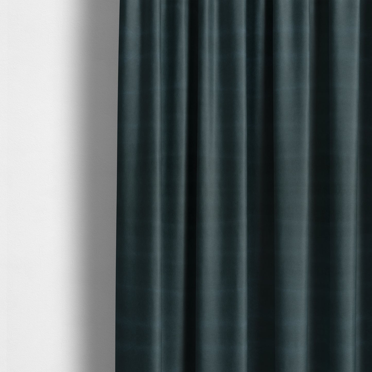 Suez Soft Moleskin Grain Textured Velvet Navy Blue Upholstery Fabric - Made To Measure Curtains