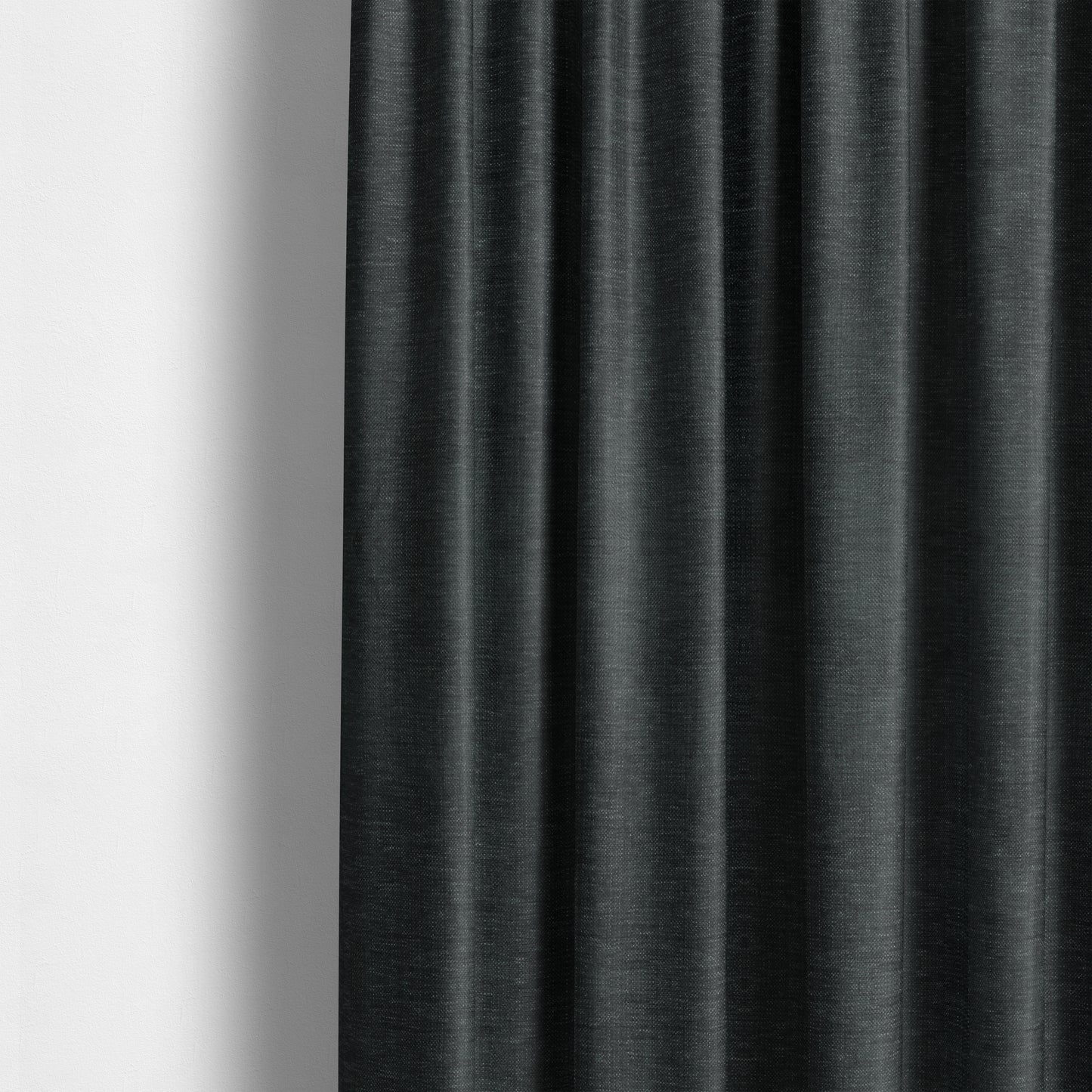 Tanga Superbly Soft Textured Plain Chenille Material Grey Colour Furnishing Upholstery Fabrics - Made To Measure Curtains