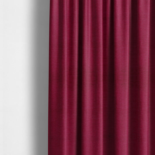 Tanga Superbly Soft Textured Plain Chenille Material Pink Colour Furnishing Upholstery Fabrics - Made To Measure Curtains