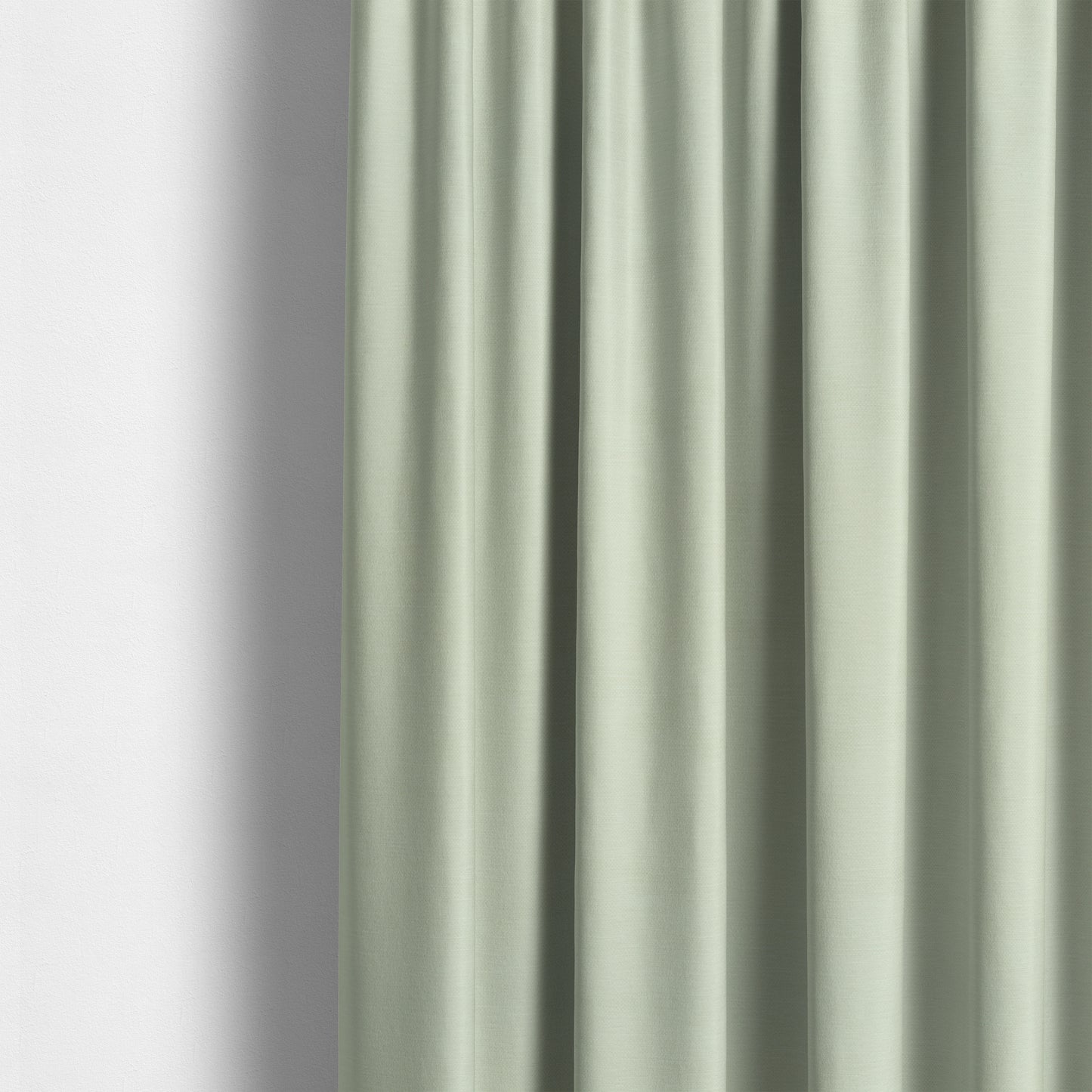 Tanga Superbly Soft Textured Plain Chenille Material White Colour Furnishing Upholstery Fabrics - Made To Measure Curtains