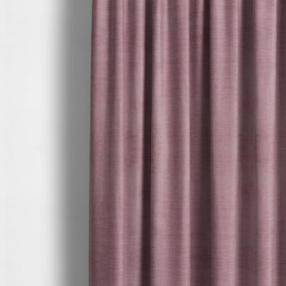 Tanga Superbly Soft Textured Plain Chenille Material Soft Pink Colour Furnishing Upholstery Fabrics - Made To Measure Curtains