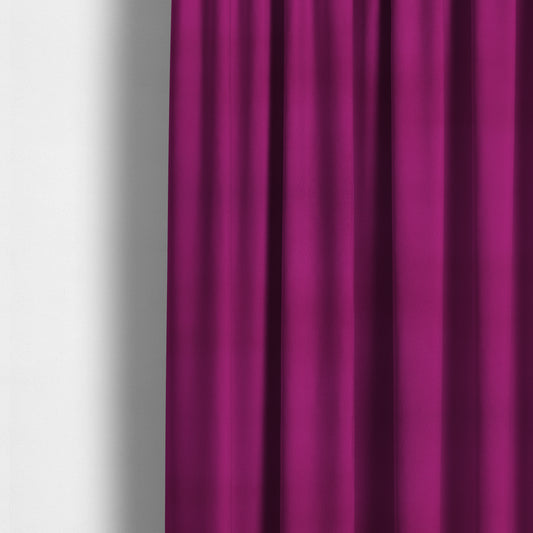 Tanisha Bright Pink Colour Soft Velvet Upholstery Fabric In Embossed Self Pattern Design - Made To Measure Curtains