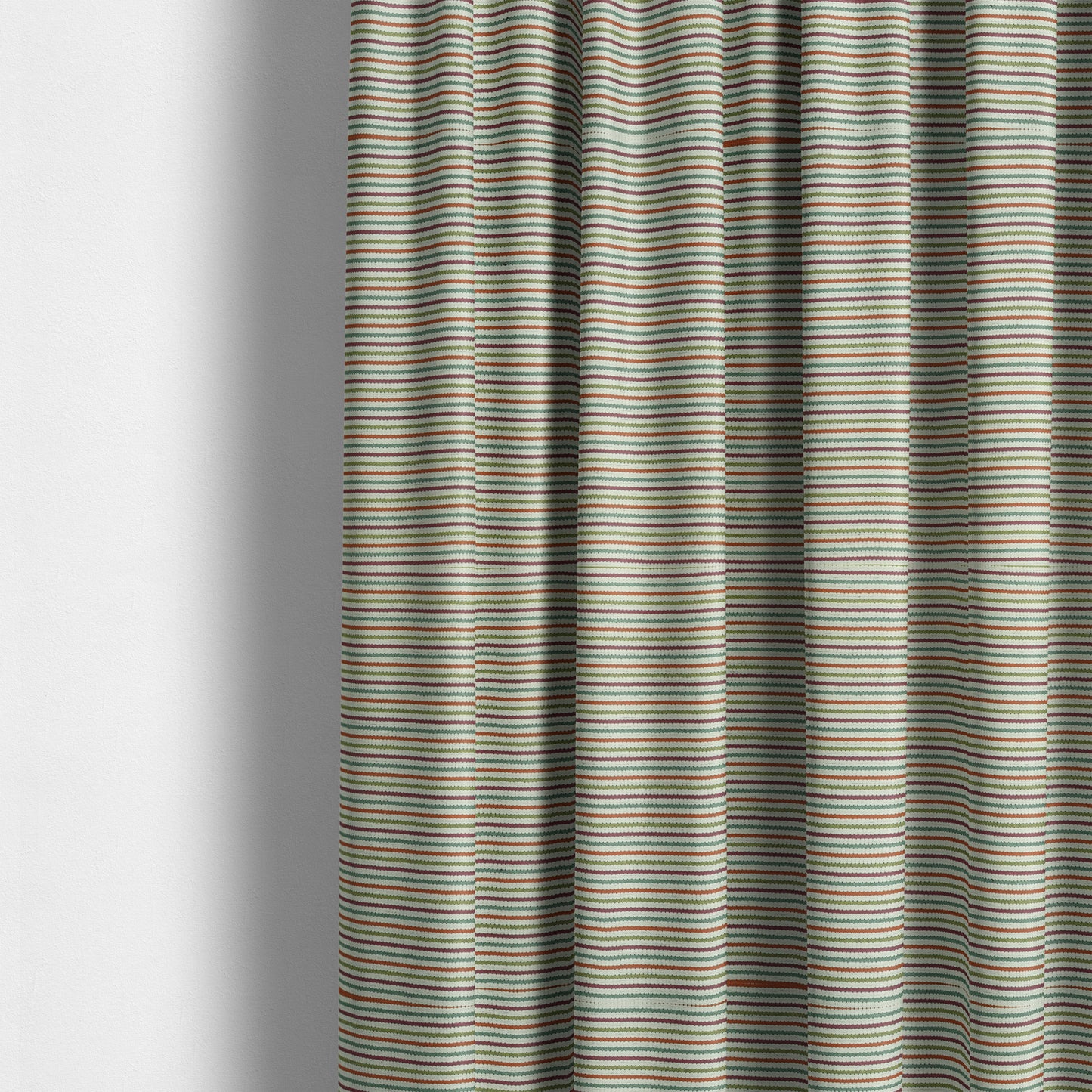 Turin Woven Chenille Textured Like Corduroy Upholstery Fabric In Multi Colour - Made To Measure Curtains