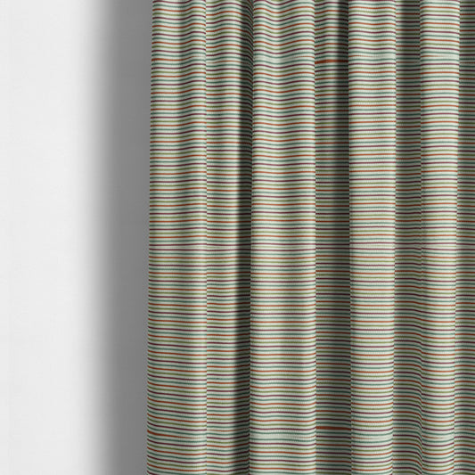 Turin Woven Chenille Textured Like Corduroy Upholstery Fabric In Multi Colour - Made To Measure Curtains