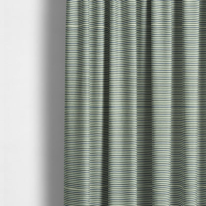 Turin Woven Chenille Textured Like Corduroy Upholstery Fabric In Blue Colour - Made To Measure Curtains