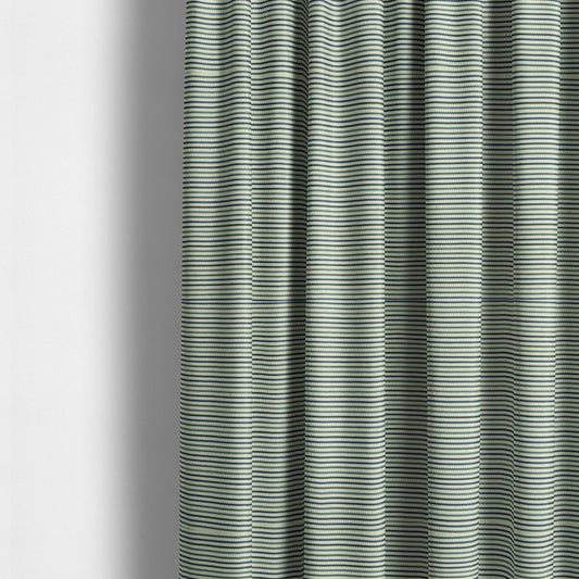 Turin Woven Chenille Textured Like Corduroy Upholstery Fabric In Blue Colour - Made To Measure Curtains