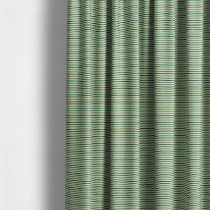 Turin Woven Chenille Textured Like Corduroy Upholstery Fabric In Green Colour - Made To Measure Curtains