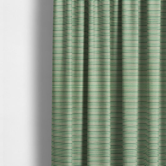 Turin Woven Chenille Textured Like Corduroy Upholstery Fabric In Green Colour - Made To Measure Curtains