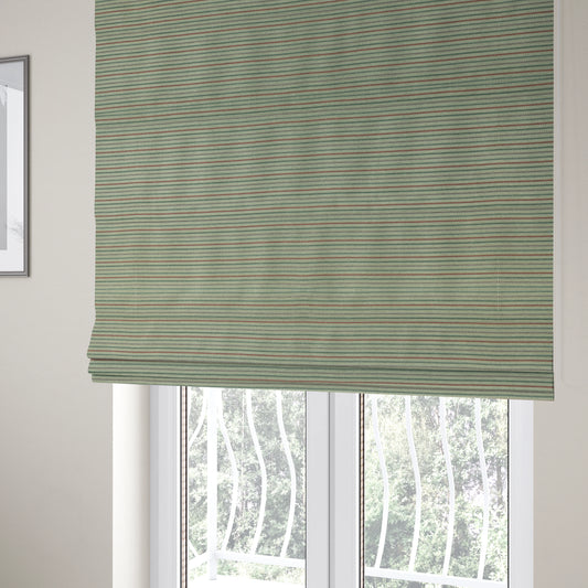 Turin Woven Chenille Textured Like Corduroy Upholstery Fabric In Grey Silver Colour - Roman Blinds