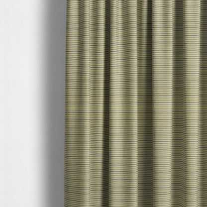 Turin Woven Chenille Textured Like Corduroy Upholstery Fabric In Yellow Colour - Made To Measure Curtains