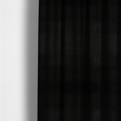 Venice Velvet Fabrics In Black Colour Furnishing Upholstery Velvet Fabric - Made To Measure Curtains