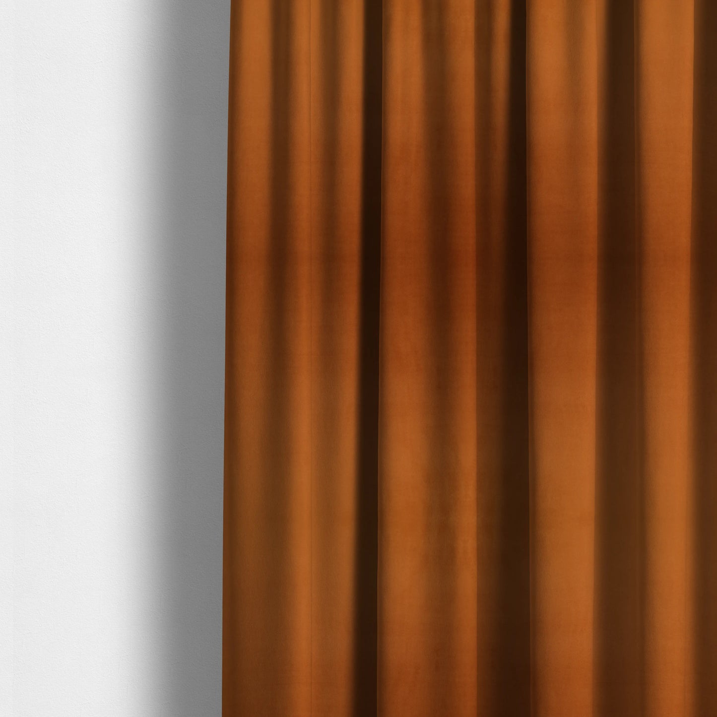 Venice Velvet Fabrics In Orange Colour Furnishing Upholstery Velvet Fabric - Made To Measure Curtains