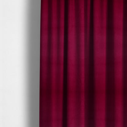 Venice Velvet Fabrics In Lipstick Pink Colour Furnishing Upholstery Velvet Fabric - Made To Measure Curtains