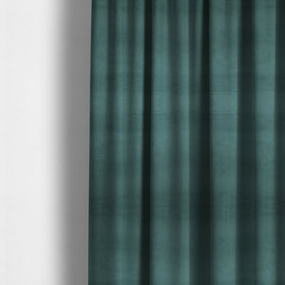 Venice Velvet Fabrics In Ocean Blue Colour Furnishing Upholstery Velvet Fabric - Made To Measure Curtains