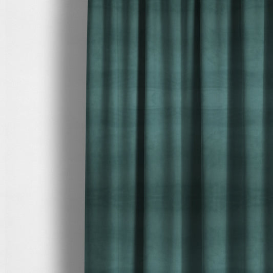 Venice Velvet Fabrics In Ocean Blue Colour Furnishing Upholstery Velvet Fabric - Made To Measure Curtains