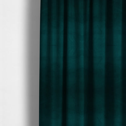 Venice Velvet Fabrics In Teal Colour Furnishing Upholstery Velvet Fabric - Made To Measure Curtains