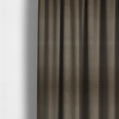 Venice Velvet Fabrics In Mink Brown Colour Furnishing Upholstery Velvet Fabric - Made To Measure Curtains