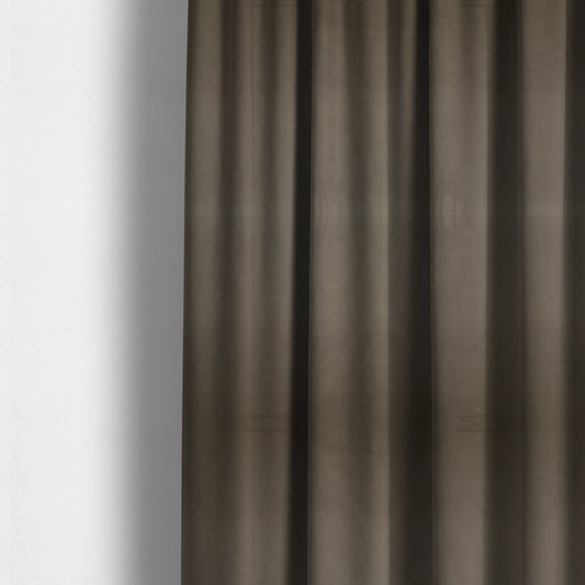 Venice Velvet Fabrics In Mink Brown Colour Furnishing Upholstery Velvet Fabric - Made To Measure Curtains