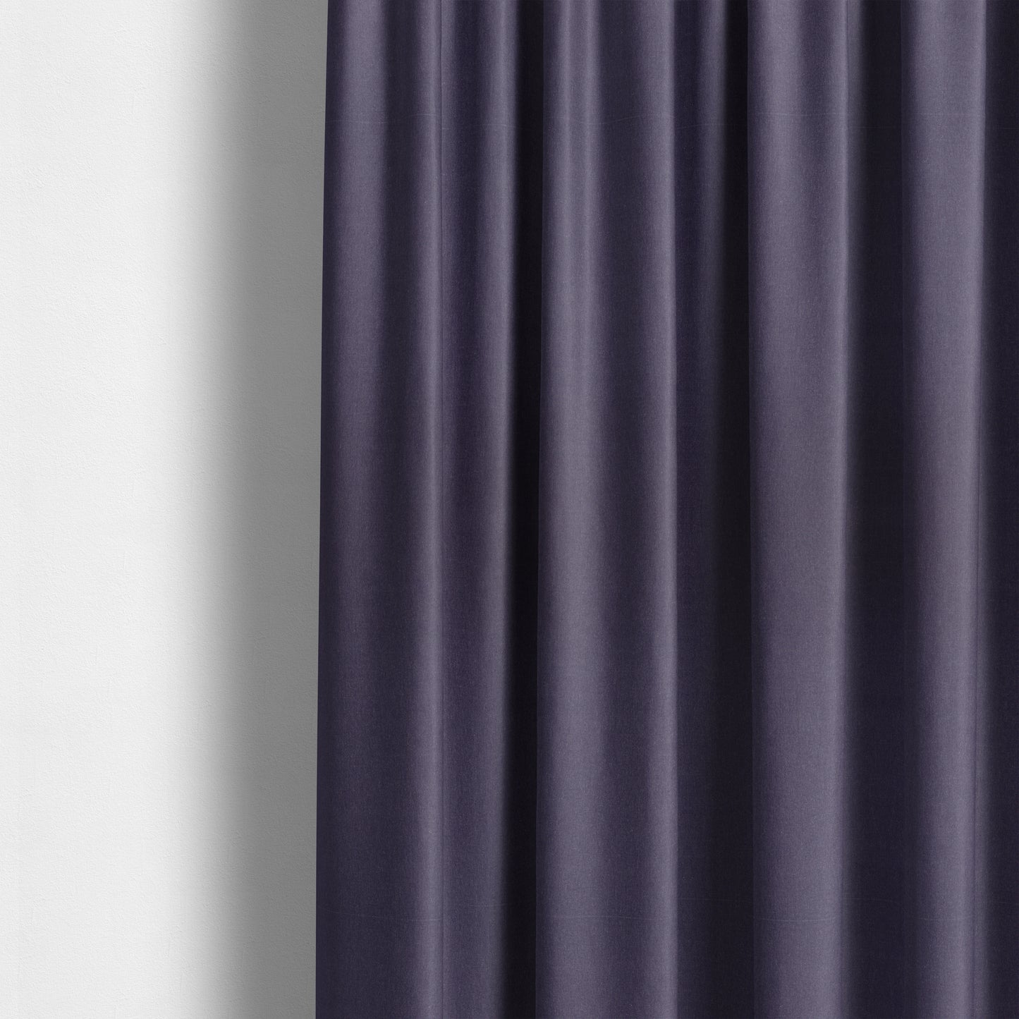 Wiltshire Plain Poly Cotton Flat Weave Upholstery Curtains Fabric In Purple Colour - Made To Measure Curtains