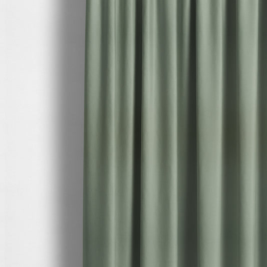 Wiltshire Plain Poly Cotton Flat Weave Upholstery Curtains Fabric In Light Sage Green Colour - Made To Measure Curtains