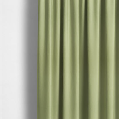 Wiltshire Plain Poly Cotton Flat Weave Upholstery Curtains Fabric In Lime Green Colour - Made To Measure Curtains