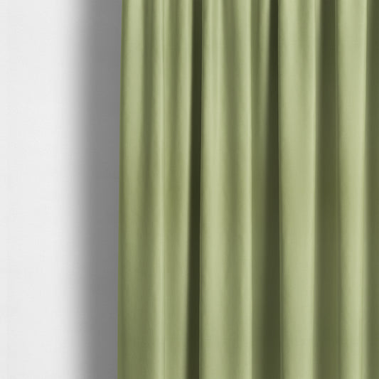 Wiltshire Plain Poly Cotton Flat Weave Upholstery Curtains Fabric In Lime Green Colour - Made To Measure Curtains