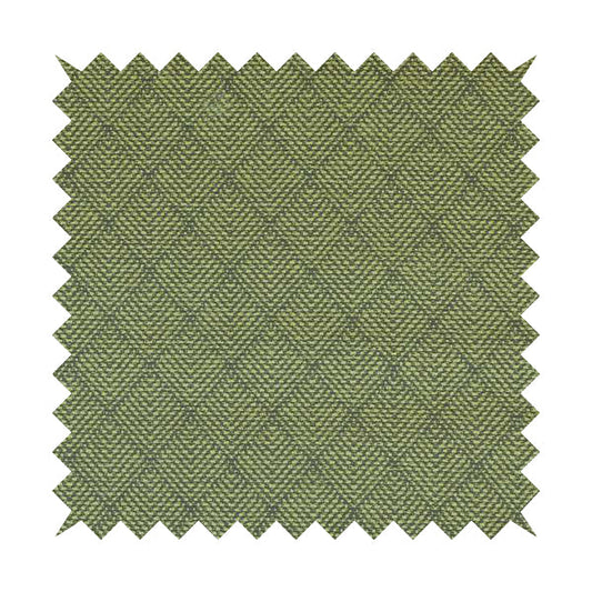 Woodland Semi Plain Chenille Textured Durable Upholstery Fabric In Green