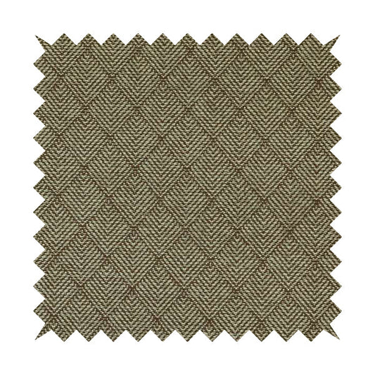 Woodland Semi Plain Chenille Textured Durable Upholstery Fabric In Brown