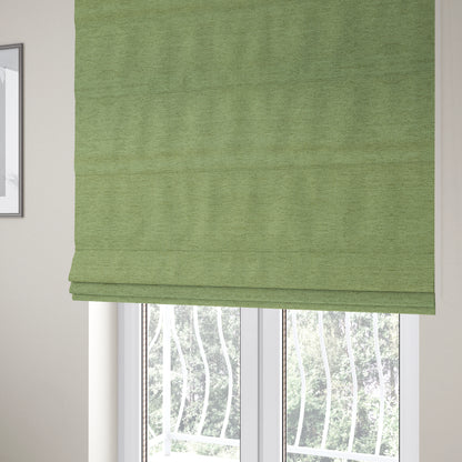 Yolando Textured Fabric Green Mint Colour Upholstery Furnishing Fabric - Roman Blinds